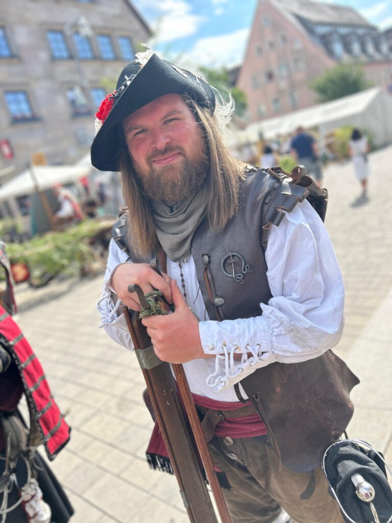 Musketer zur Aufstellung